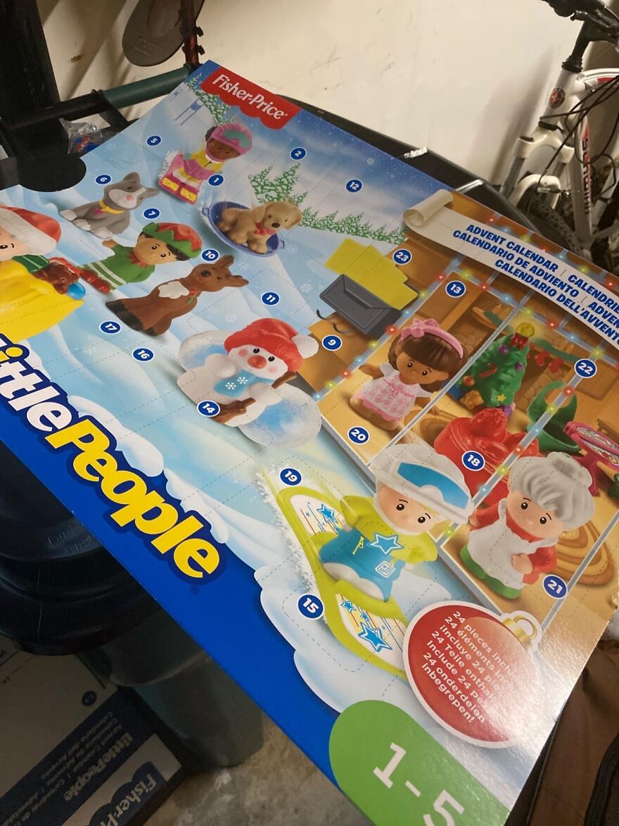 Ring Home A Toddler's Delight With Fisher-Price Little People Advent Calendar - Spreading Innocent Smiles One Toy At A Time