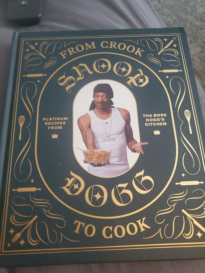 Cook Up A Plate Of Snoop’s Best Recipes With The 'From Crook To Cook' Cookbook - The Surefire Chow To Win A White Elephant Party!