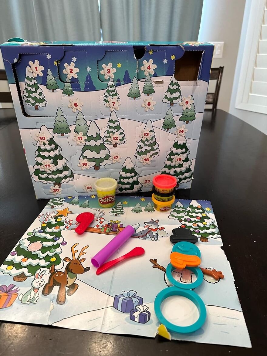  Rainbow Of Fun With Play-Doh's Advent Calendar - A Sensory Journey For Kids And Acolorful Countdown To Fun