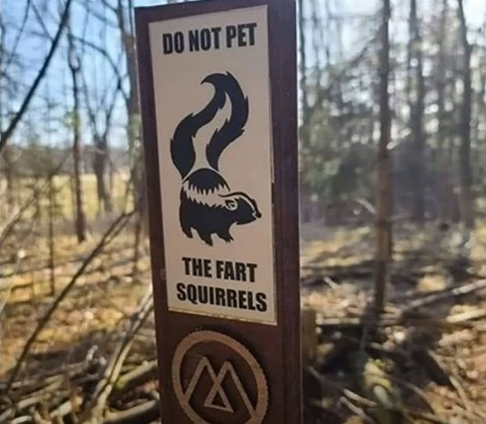 No acariciar a las ardillas pedorras