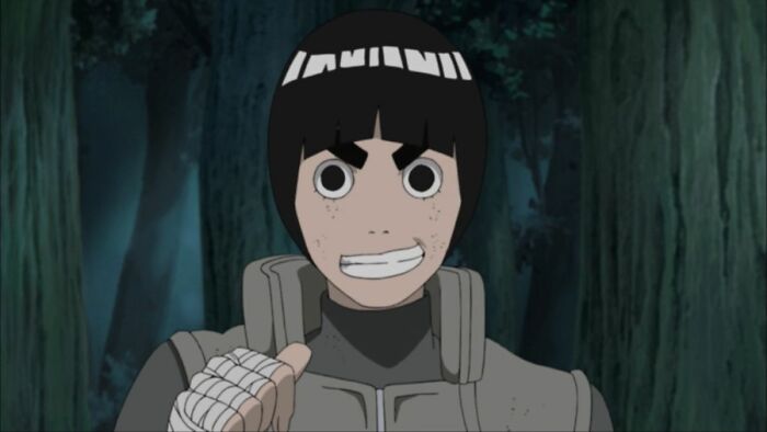Rock Lee smiling and giving thumbs up  - 7