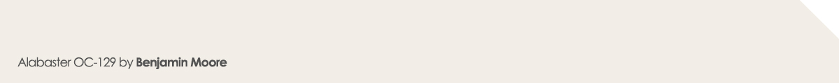 Alabaster OC-129 paint color by Benjamin Moore