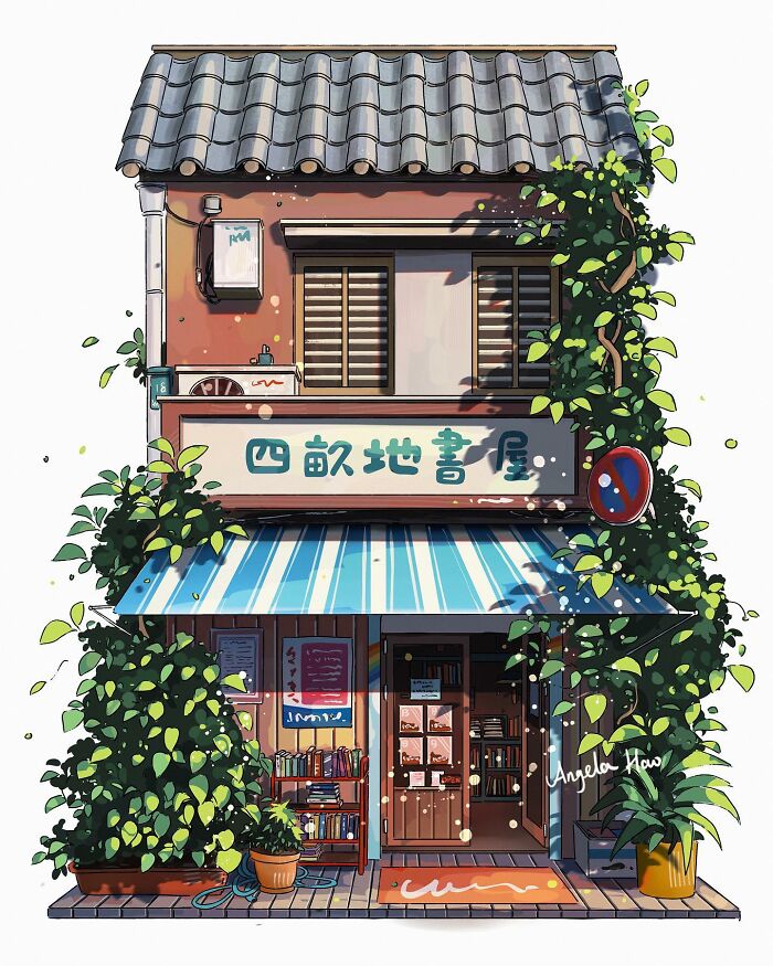 Charming House Illustrated By Angela Hao