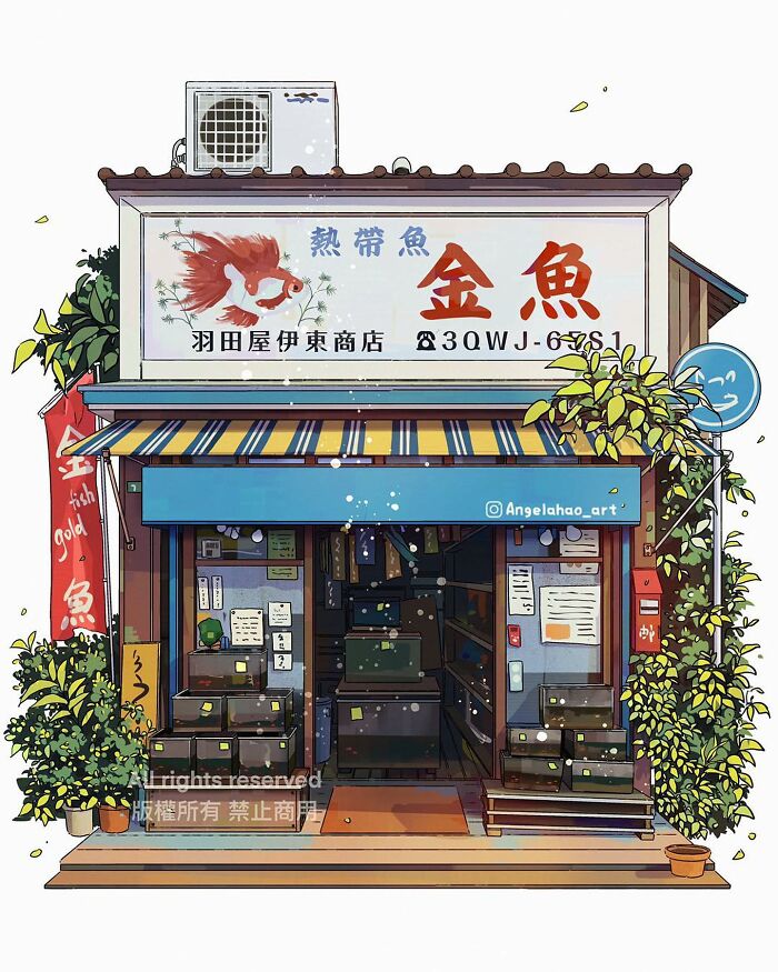 Charming House Illustrated By Angela Hao