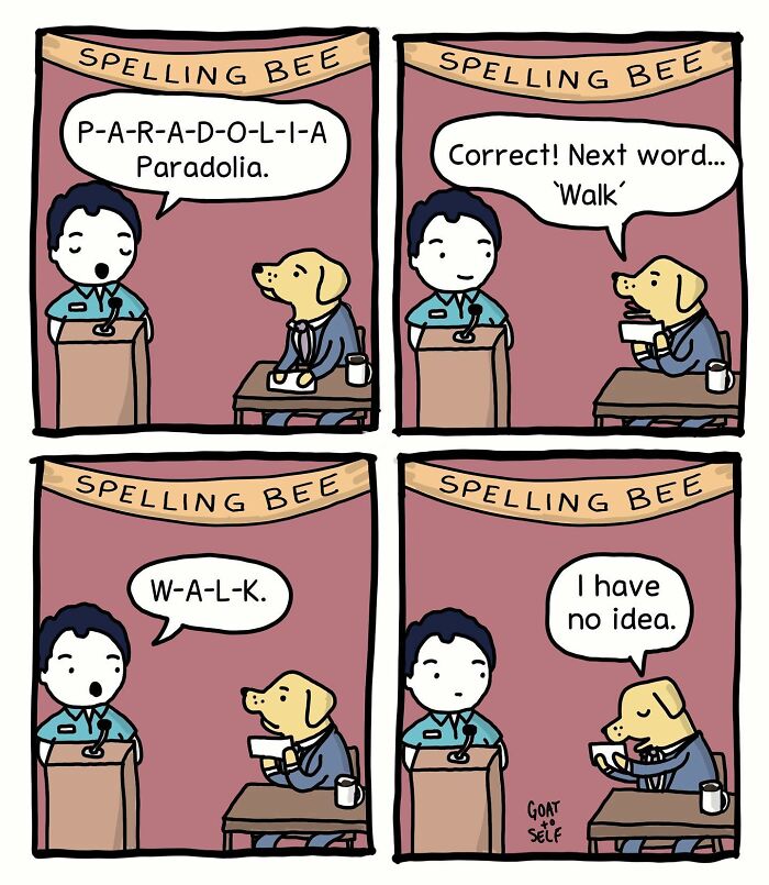 A Comic About A Spelling Bee