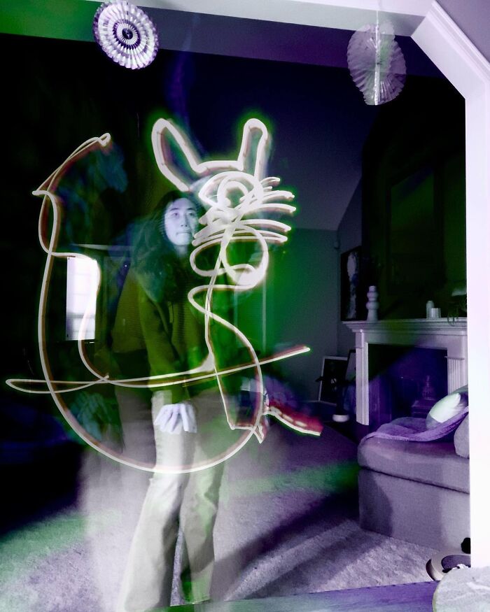 Artist Anita Yan Wong, Light Drawing