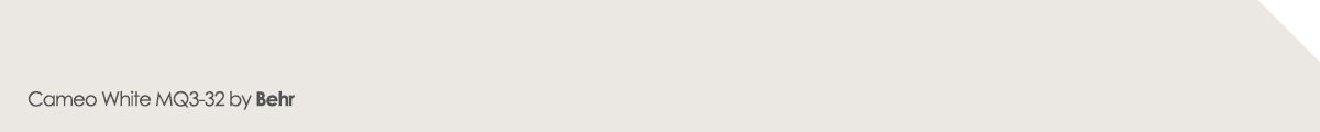 Cameo White MQ3-32 paint color by Behr