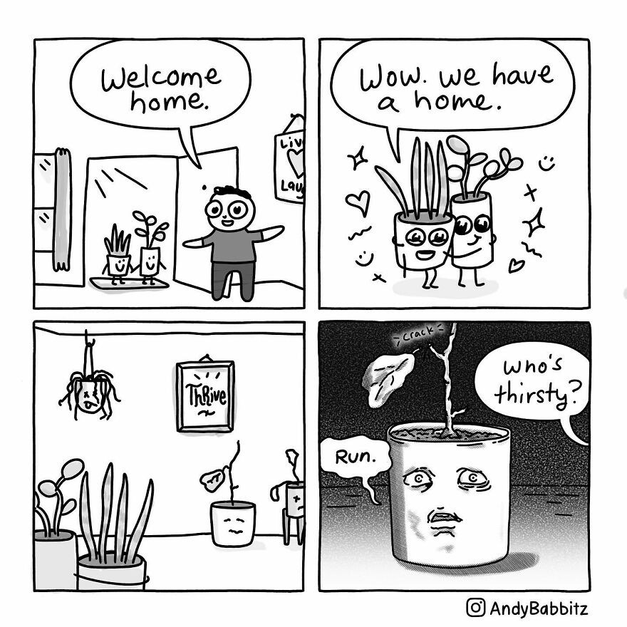 Cartoonist Andy Creates Twisted Comics Inspired By Everyday Life (New Pics )