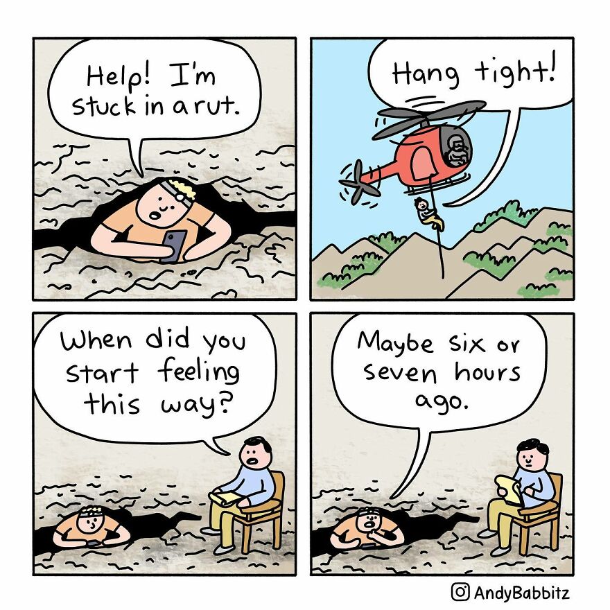 Cartoonist Andy Creates Twisted Comics Inspired By Everyday Life (New Pics )