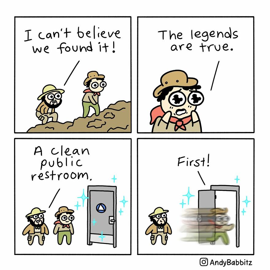 Cartoonist Andy Creates Twisted Comics Inspired By Everyday Life (New Pics )