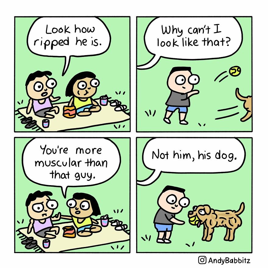 Cartoonist Andy Creates Twisted Comics Inspired By Everyday Life (New Pics )