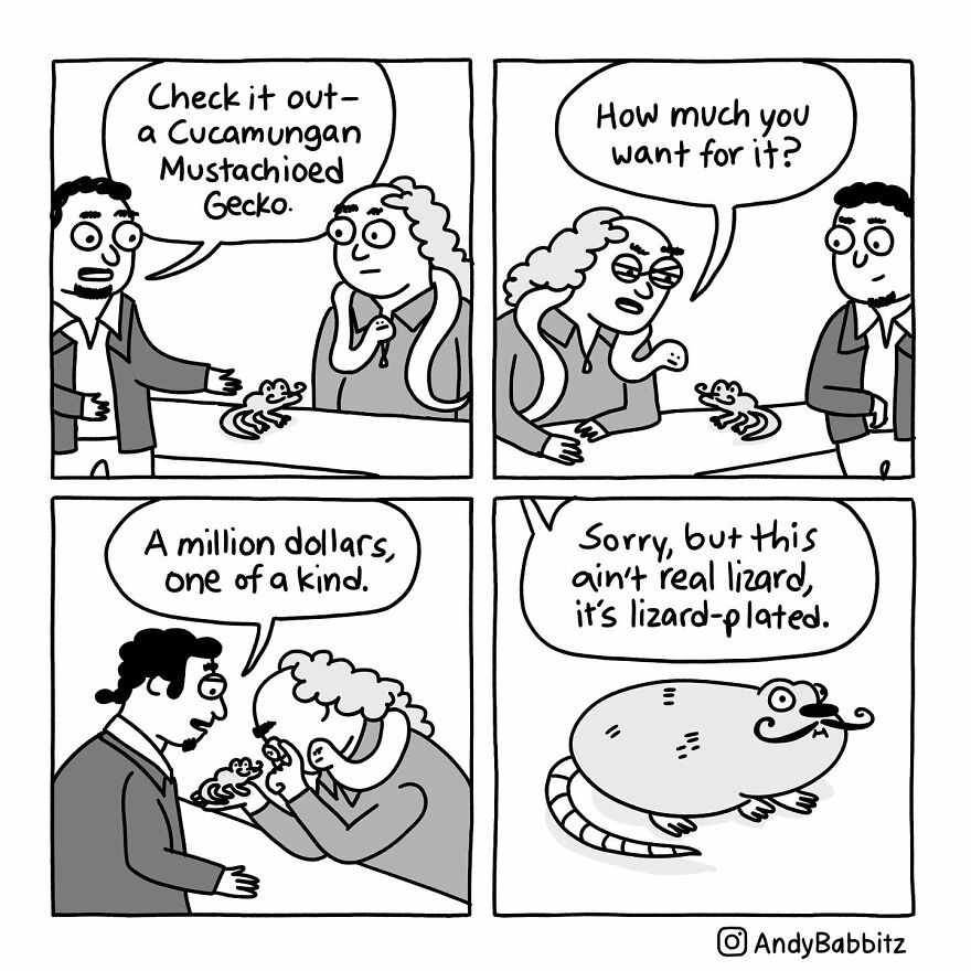 Cartoonist Andy Creates Twisted Comics Inspired By Everyday Life (New Pics )