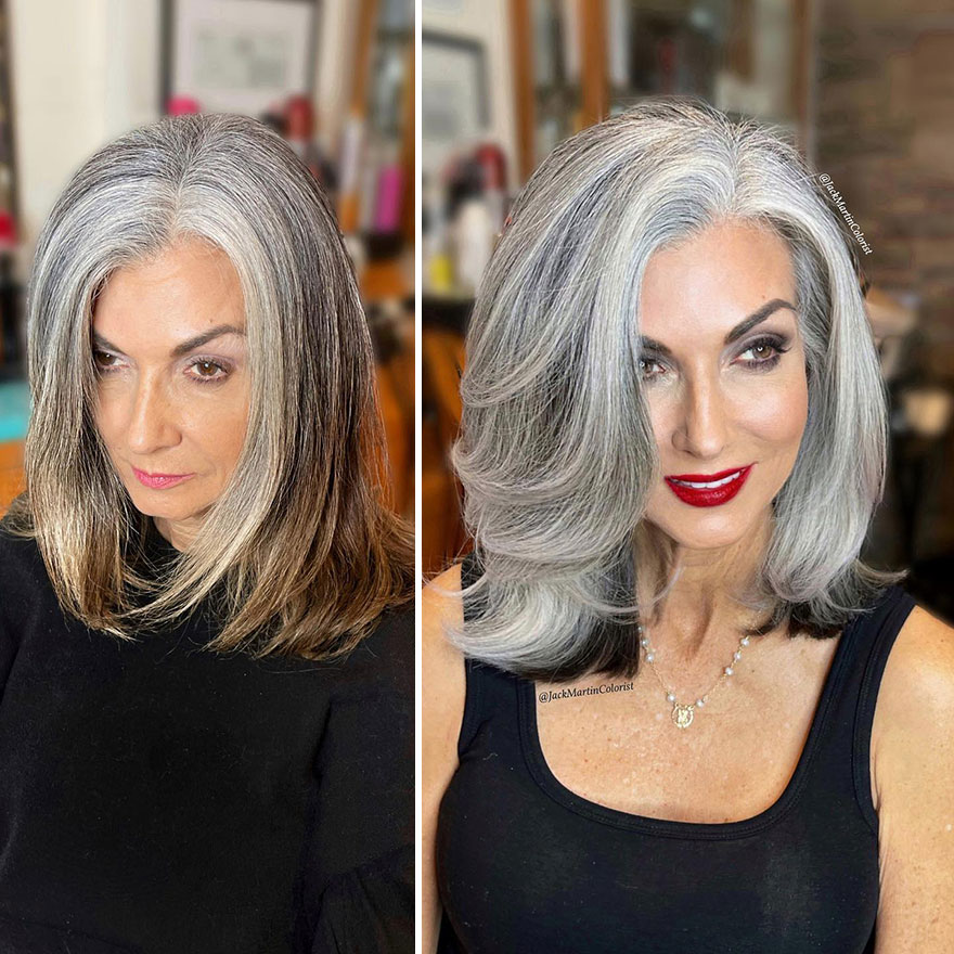 Gray Hair Transformation By Jack Martin