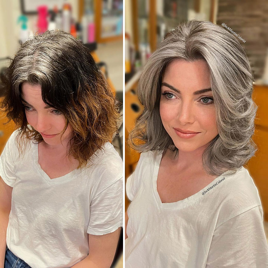 Gray Hair Transformation By Jack Martin