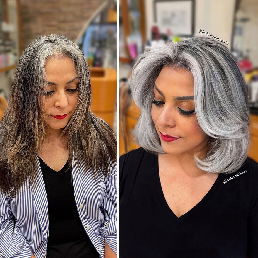 Gray Hair Transformation By Jack Martin