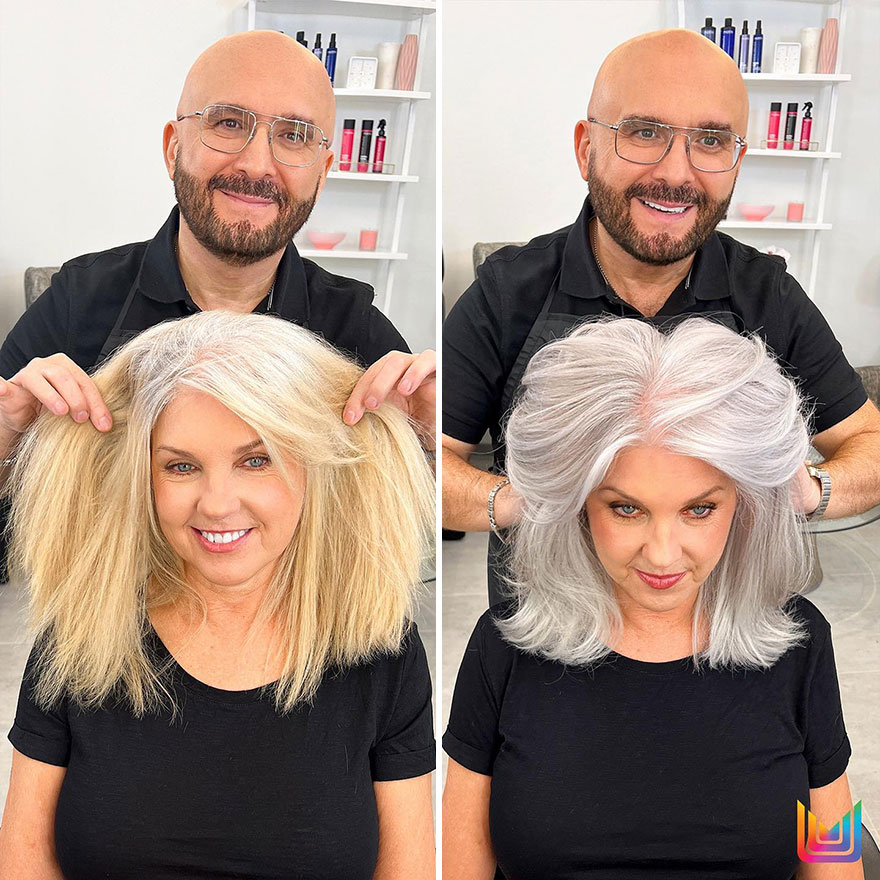 Gray Hair Transformation By Jack Martin