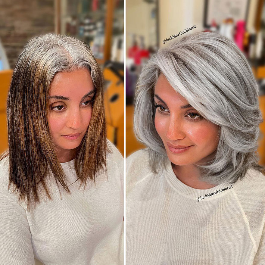 Gray Hair Transformation By Jack Martin