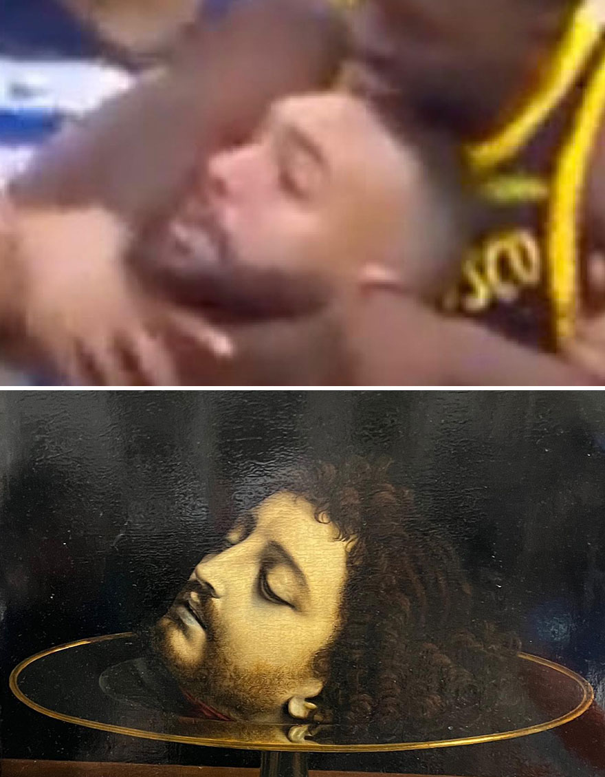 "The Head Of Saint John The Baptist On A Charger" By Andrea Solari, 1507