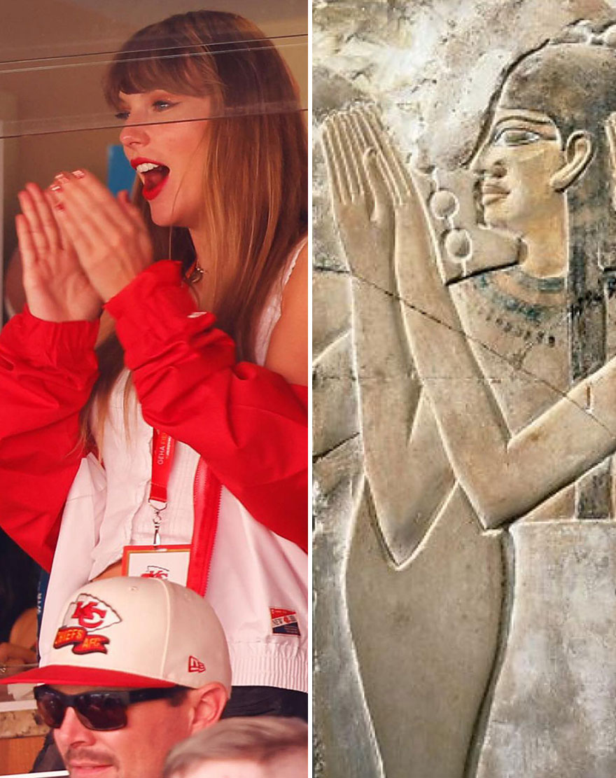 "Relief Of Clapping Women", Middle Kingdom, 2051-2000 B.c