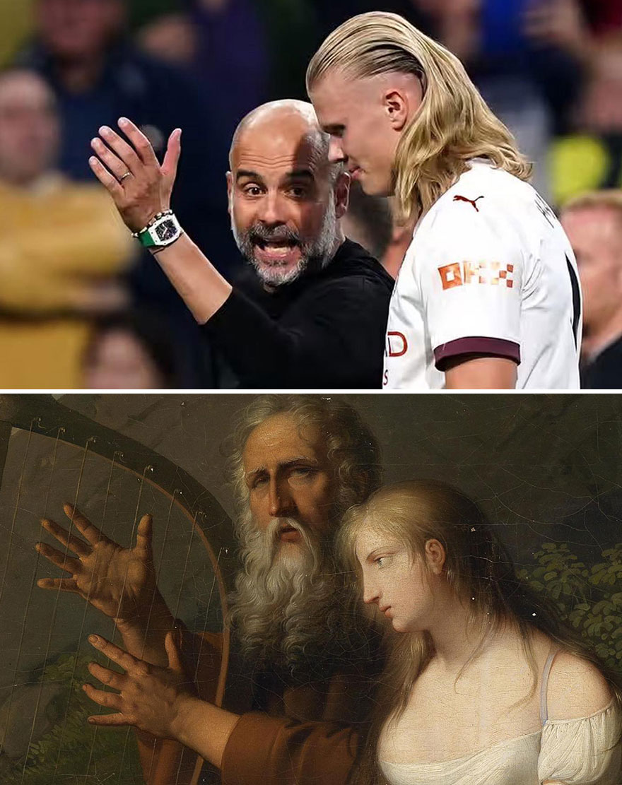 "Ossian And Malvina" By Johann Peter Krafft, 1810