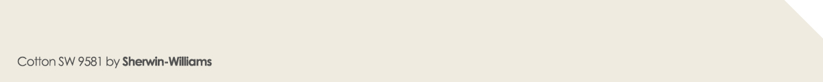 Cotton SW 9581 paint color by Sherwin-Williams