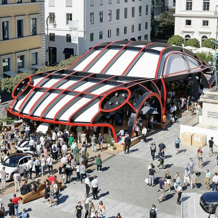 Porsche - Oversized Porsche 911 Porsche Is Celebrating ‘60 Years Of The 911’ With An Unusual Sculpture At Iaa Mobility, The World’s Biggest Mobility Trade Fair