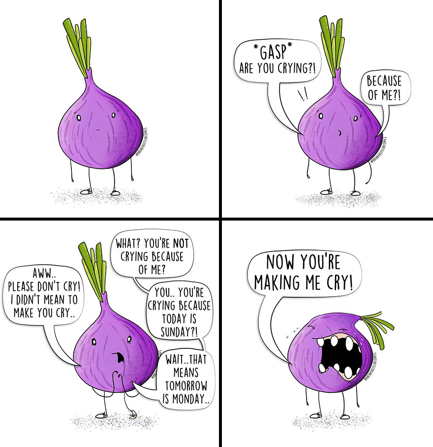 Funny Comics About Food That Are Full Of Puns And Jokes, By This Artist (New Pics)