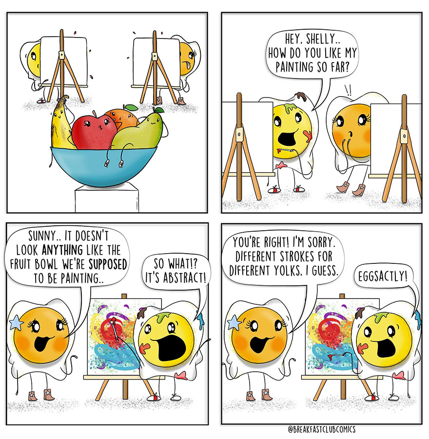 Funny Comics About Food That Are Full Of Puns And Jokes, By This Artist (New Pics)