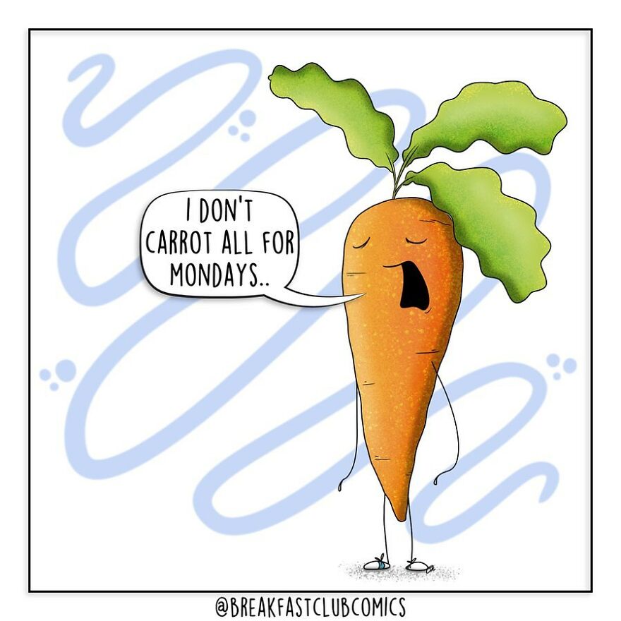 Funny Comics About Food That Are Full Of Puns And Jokes, By This Artist (New Pics)