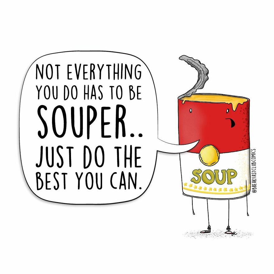 Funny Comics About Food That Are Full Of Puns And Jokes, By This Artist (New Pics)