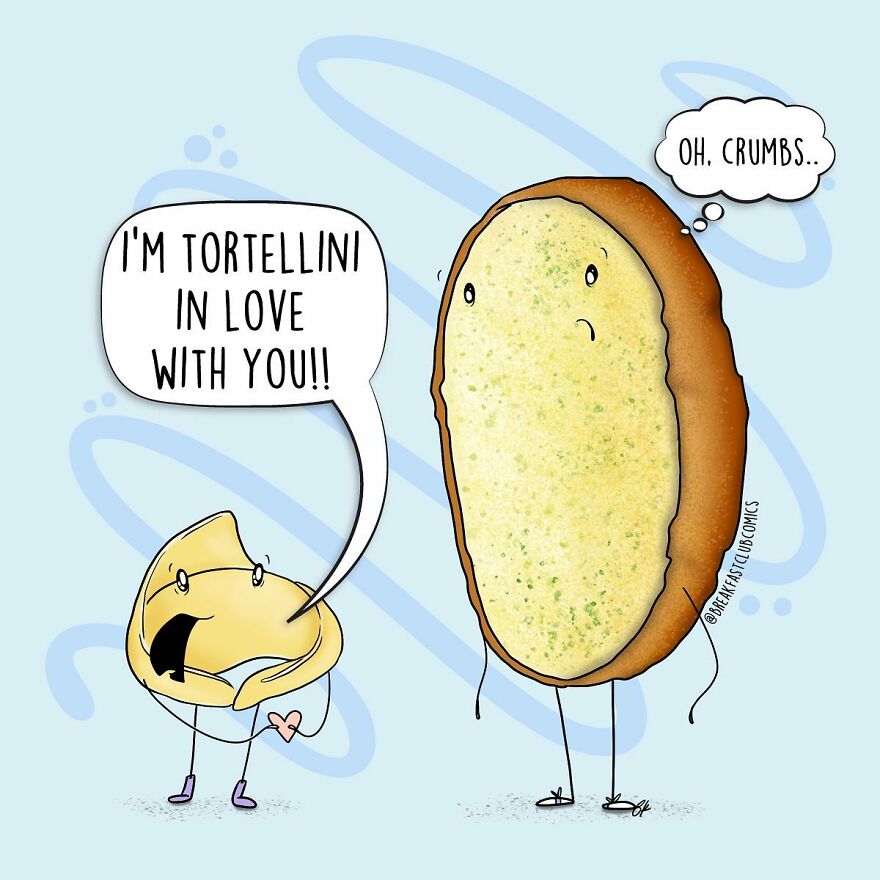 Funny Comics About Food That Are Full Of Puns And Jokes, By This Artist (New Pics)