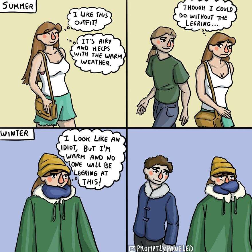 Funny Comics Depicting The Daily Problems Of Girls By Artist Xan (New Pics)