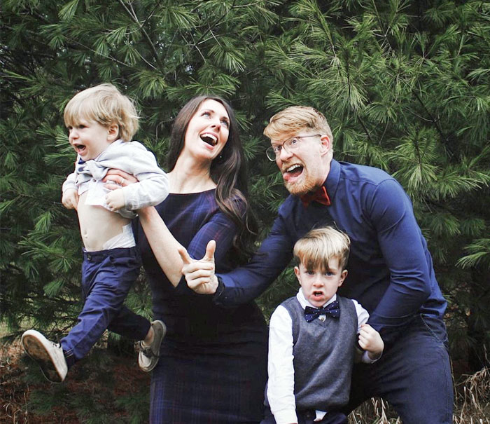 My Daughter's Family's Christmas Portrait