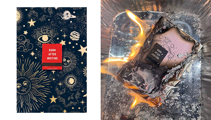 Gift 'Burn After Writing' To Your Friend - A Safe Space For Their Thoughts Before They Go Up In Flames
