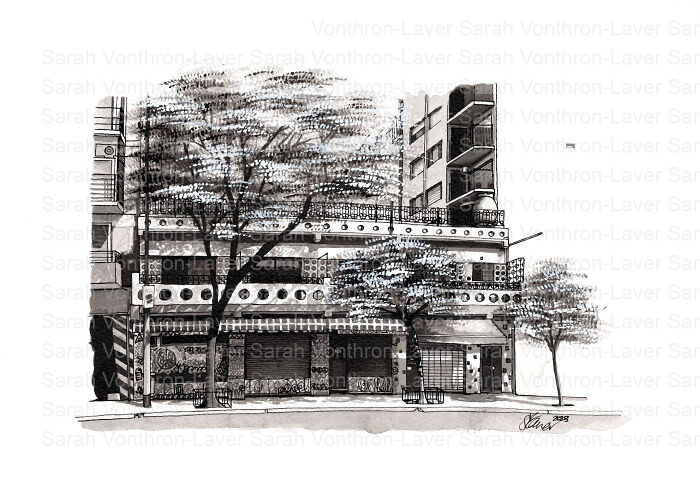 I Drew These Inky Pictures Of Buenos Aires (6 Pics)