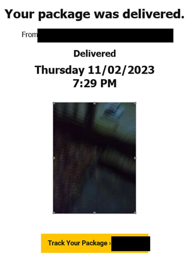 My Package Was Delivered!