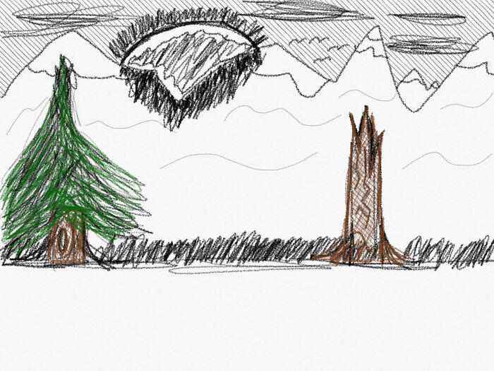 Digitally Drawn With A Pencil Tool, But I Did It When I Was 10, Surprised It’s Still In My Files