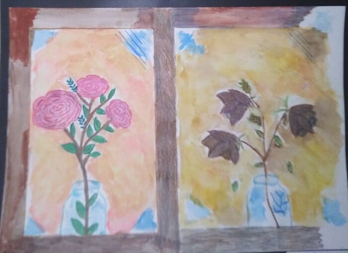 Sorry About The Image Quality- This Was For An Art Exam