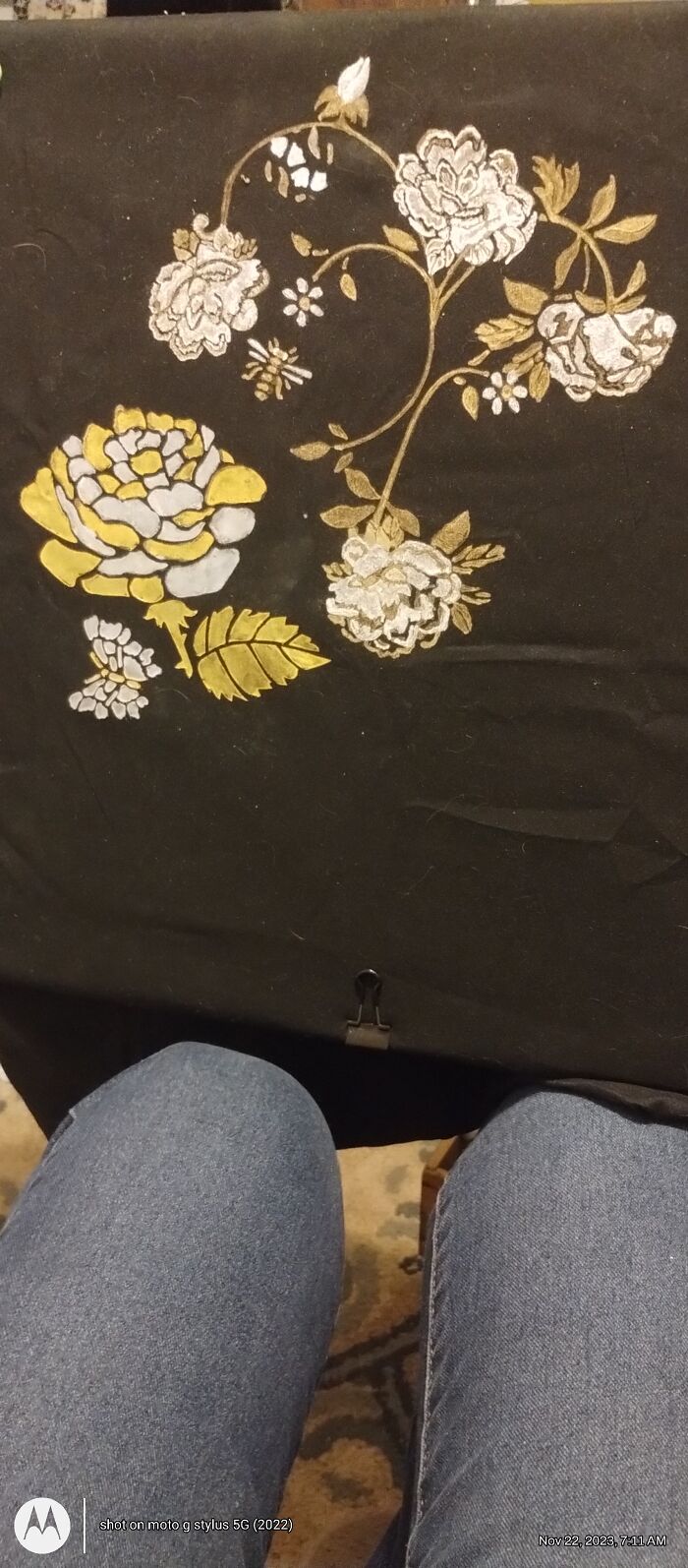 My Current Project (Painting) Not The Best Photo Though...it's A Christmas Gift