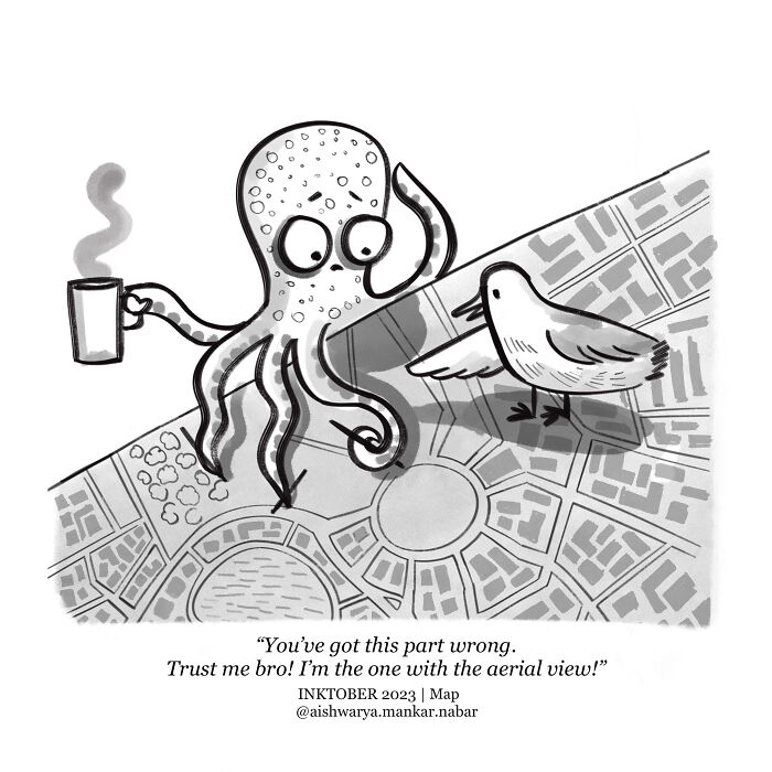 Inktober 2023 Day 5 | Map