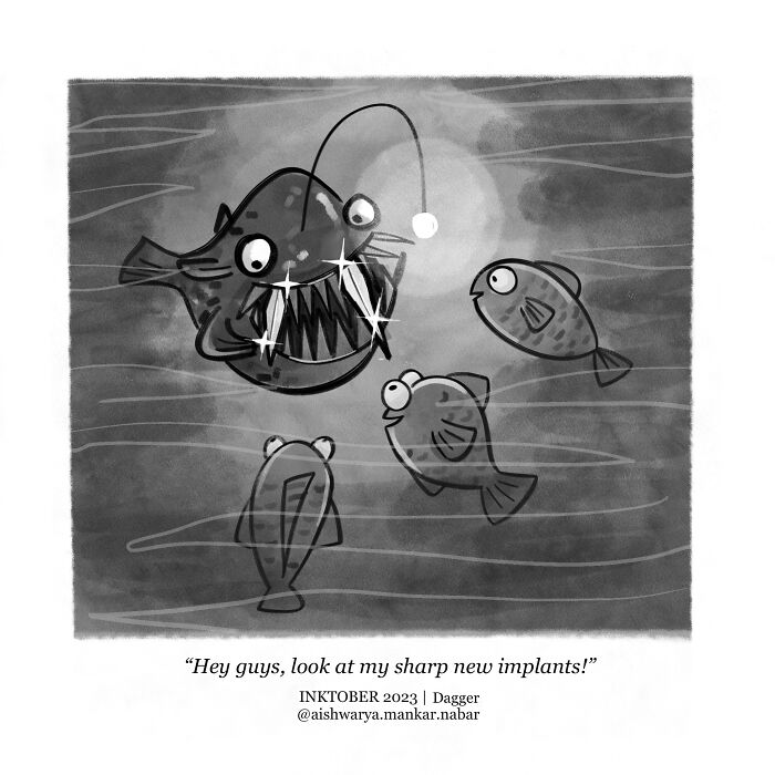 Inktober 2023 Day 15 | Dagger