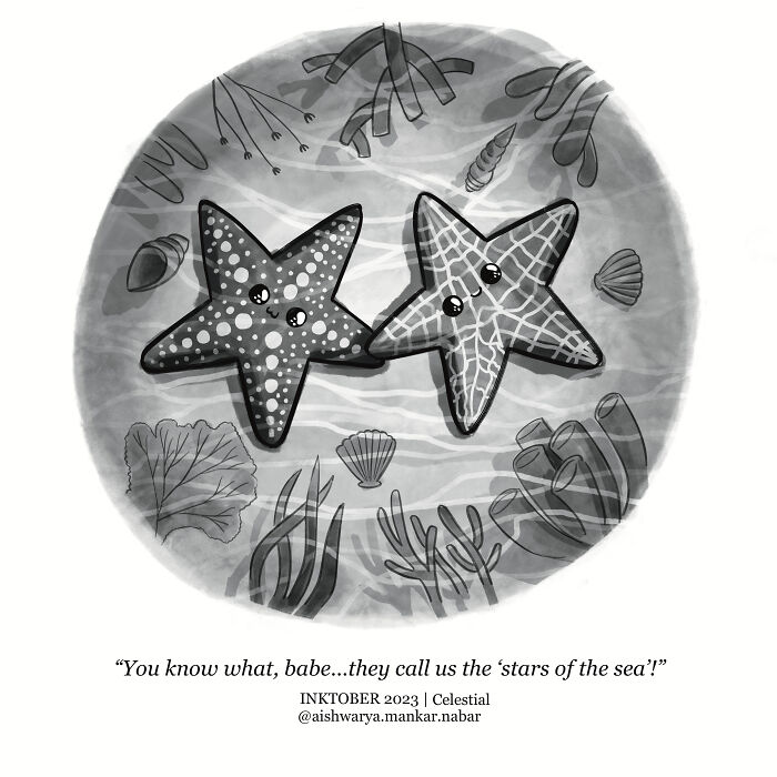Inktober 2023 Day 23 | Celestial