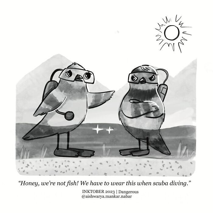 Inktober 2023 Day 25 | Dangerous