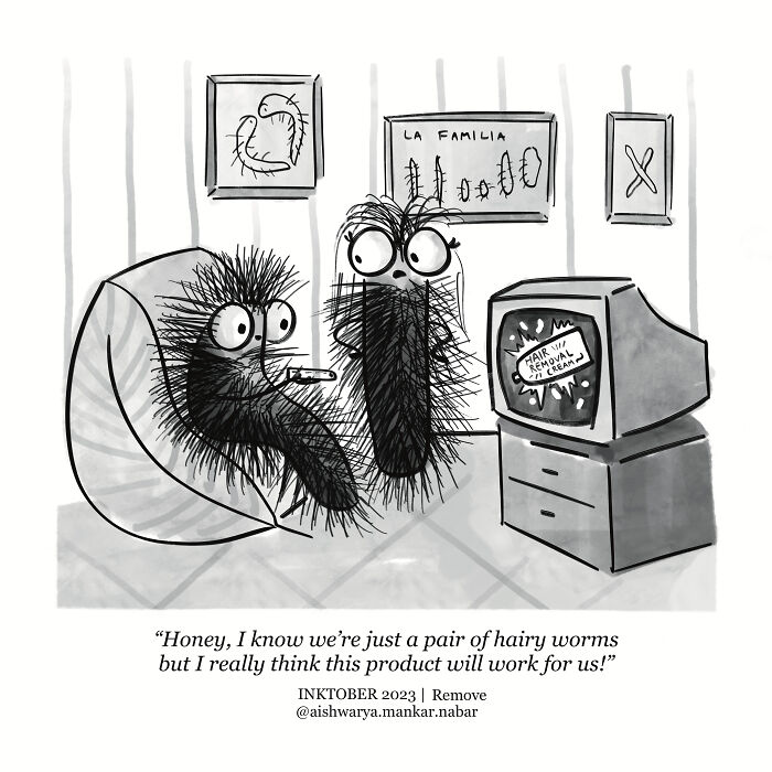 Inktober 2023 Day 26 | Remove