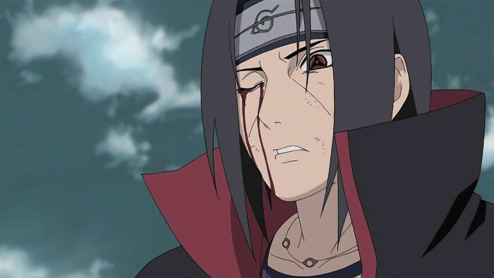 Itachi Uchiha one eye is bleeding  - 13