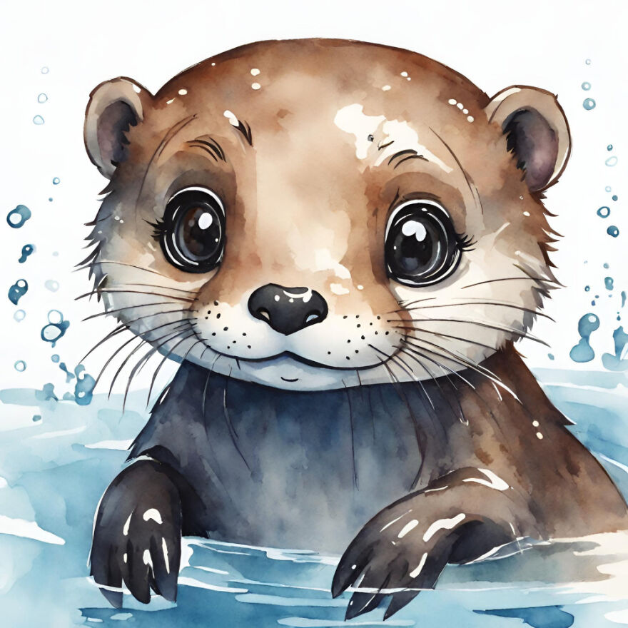 Cute Otter