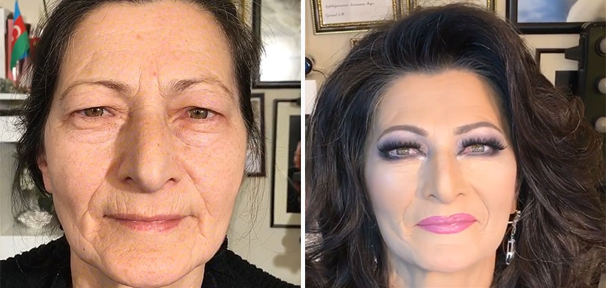 Makeup Artist Anar Agakishiev Proves That Beauty Has No Age Limit (New Pics)