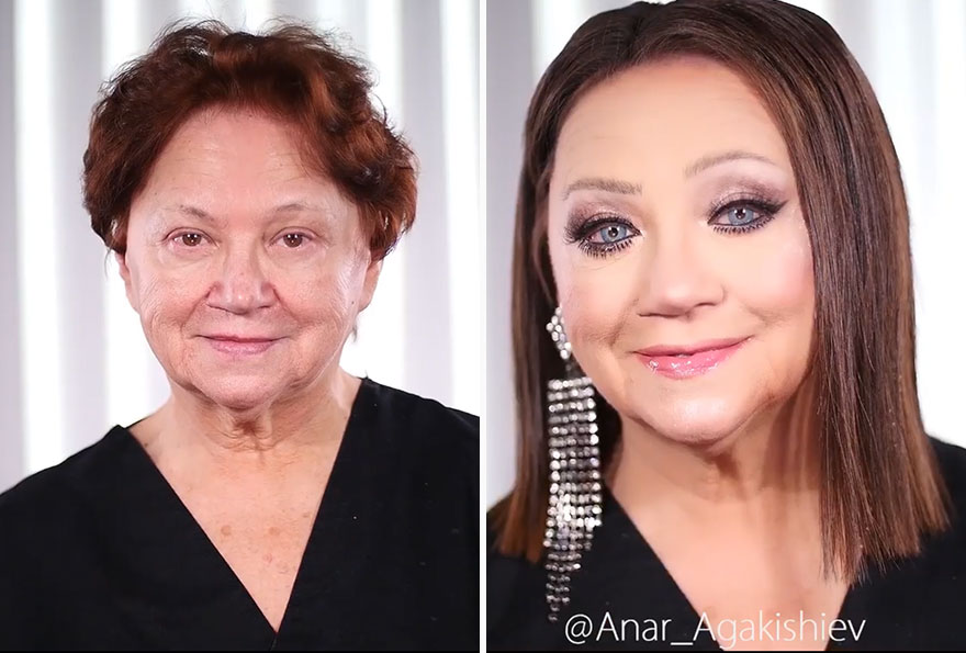 Makeup Artist Anar Agakishiev Proves That Beauty Has No Age Limit (New Pics)