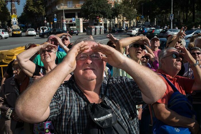 A Photograph Of People On The Streets