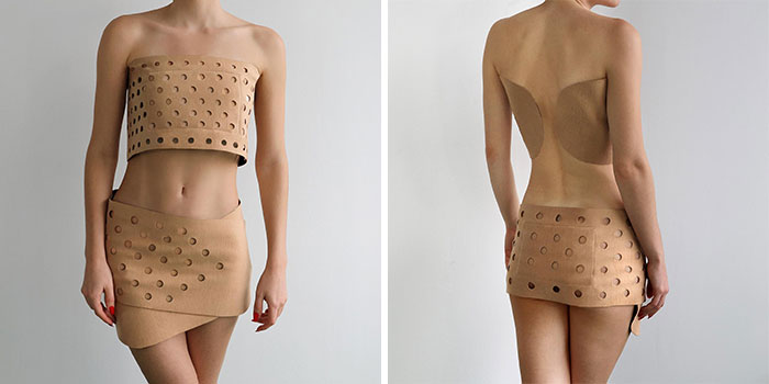 Outfit Made Out Of Big Plasters